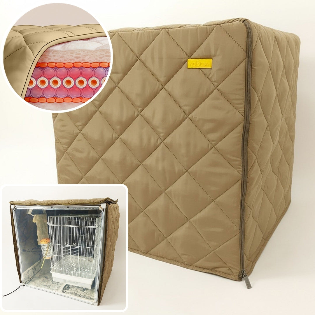 1,300円のやけど防止用品付き】最先端素材の断熱インコケージカバー