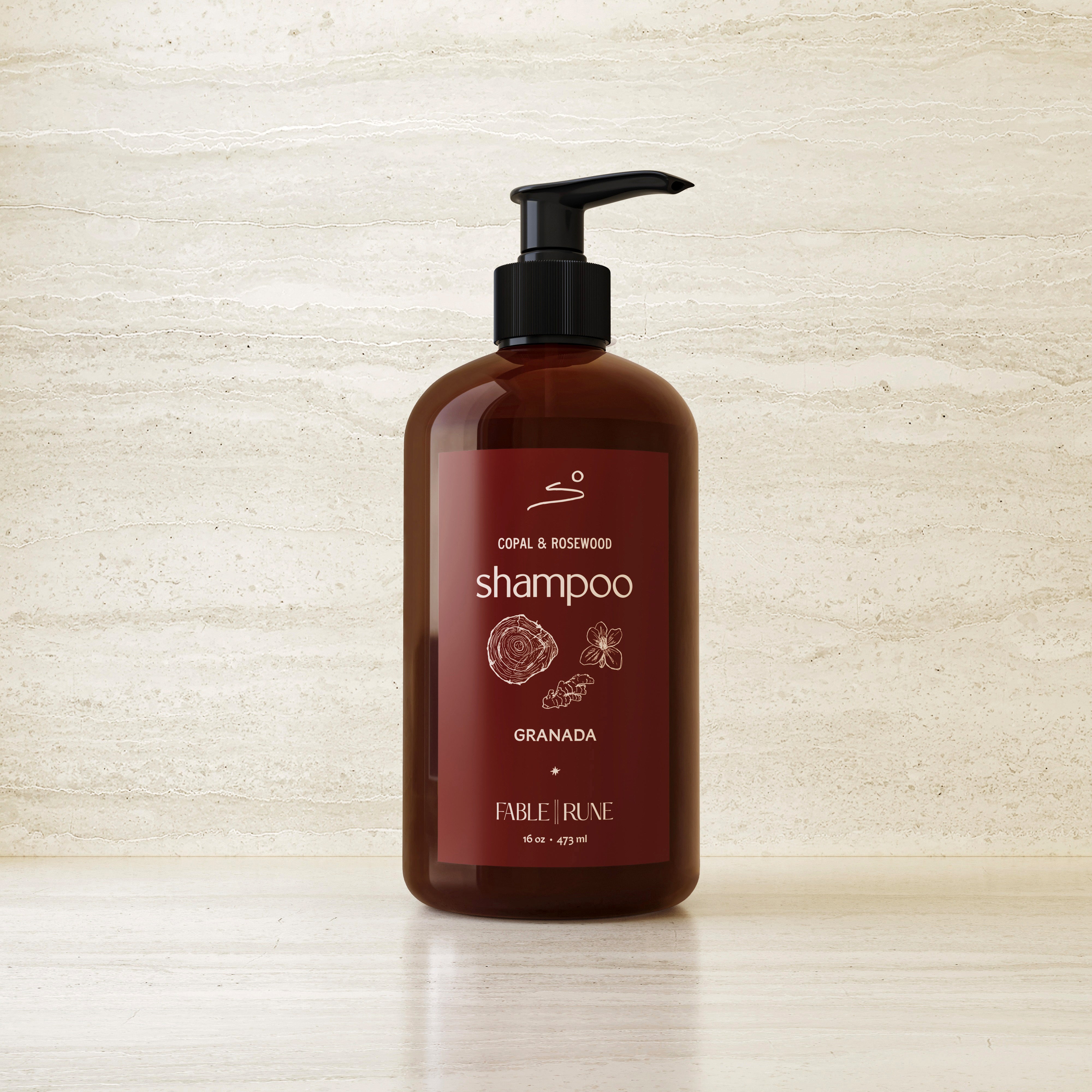 Copal & Rosewood Shampoo – Nomada Deco