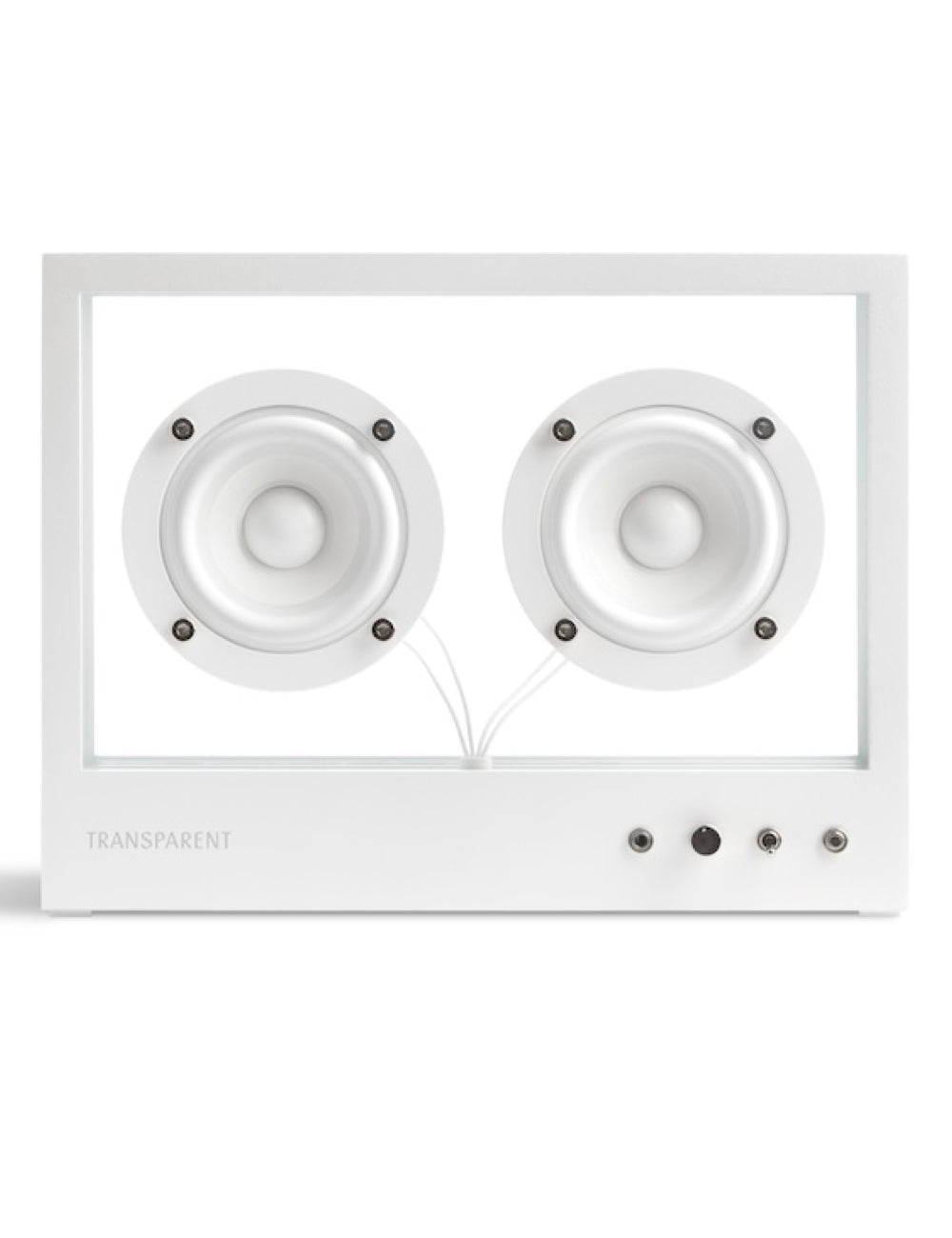 Small Transparent Speaker | White | Transparent | Danish