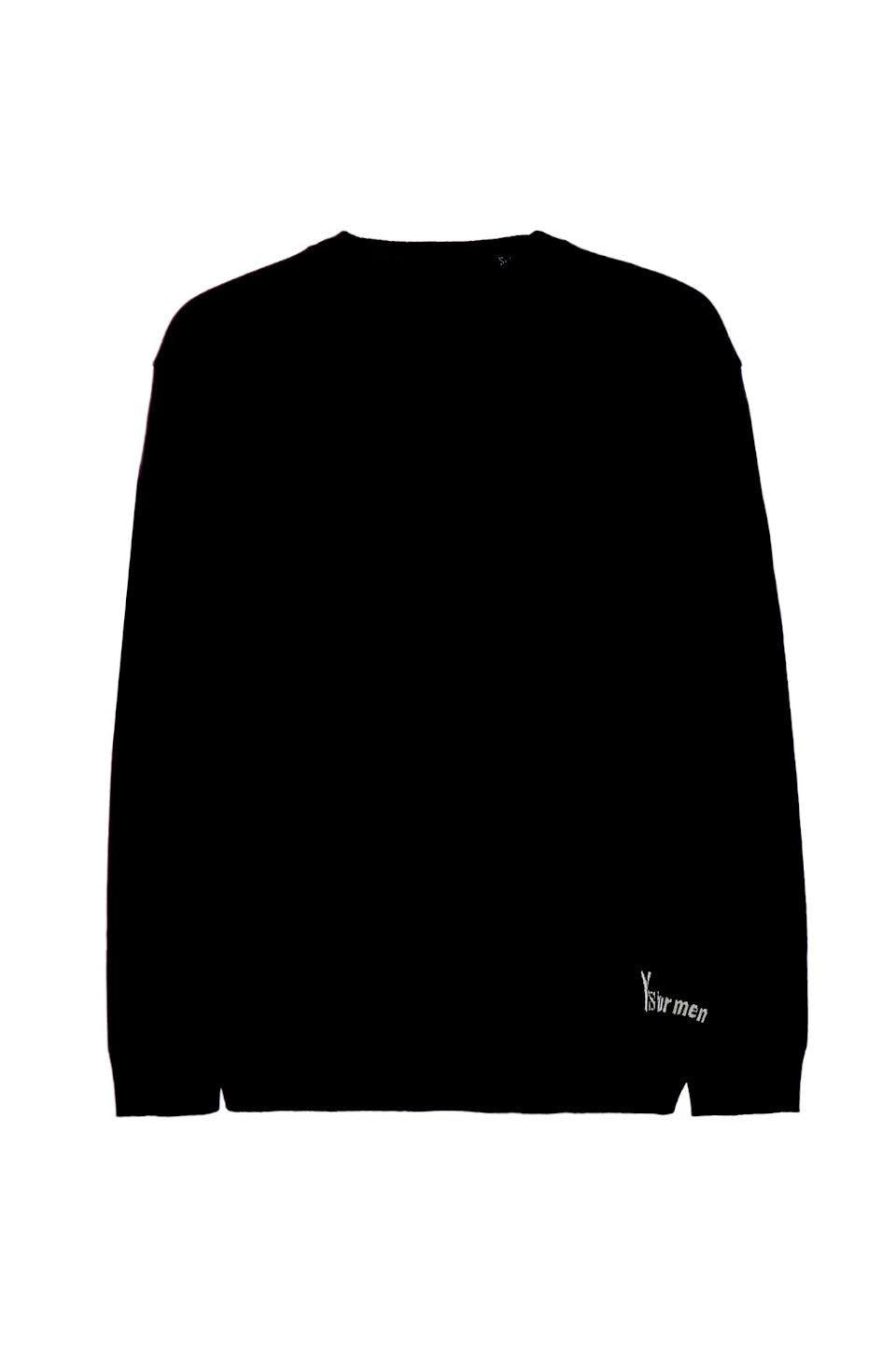 Y's for men(ワイズフォーメン) - Intersia Logo Round Neck Pull Over