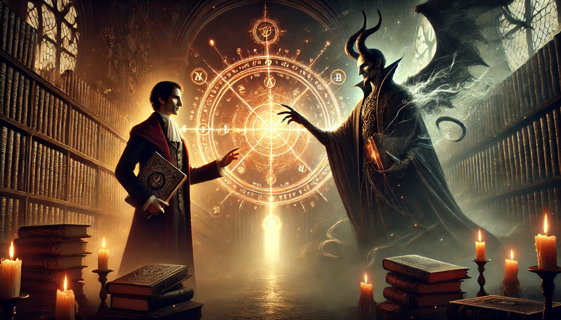 ファウスト伝説：悪魔との契約が語る人間の欲望 | AIと語る-世界のむかし話