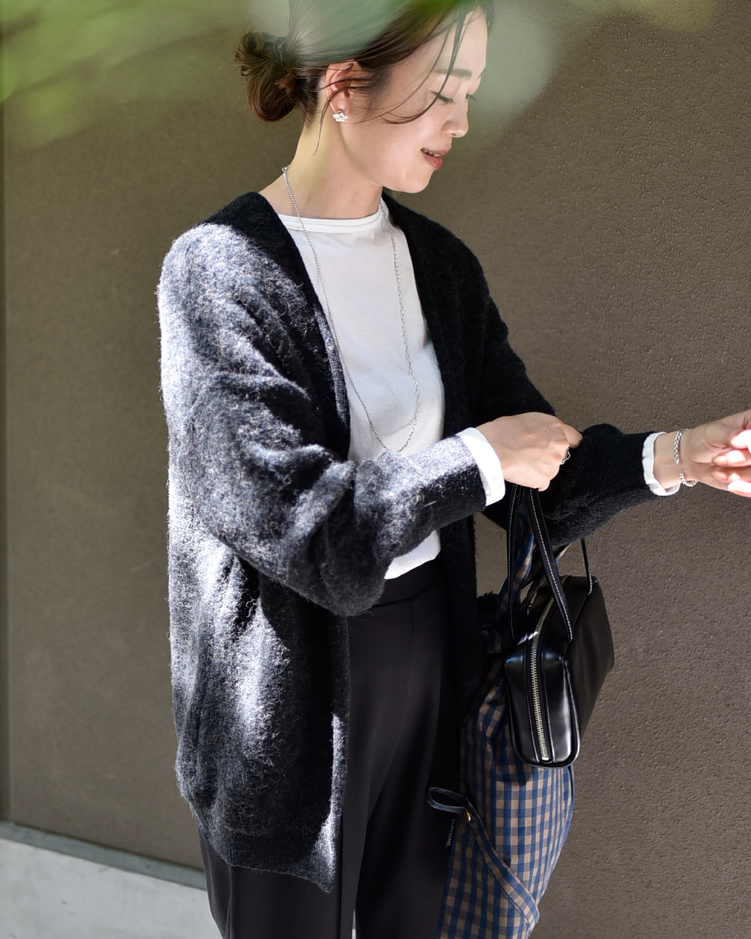 洗えるアルパカ混ふんわりニットカーデ – OURHOME