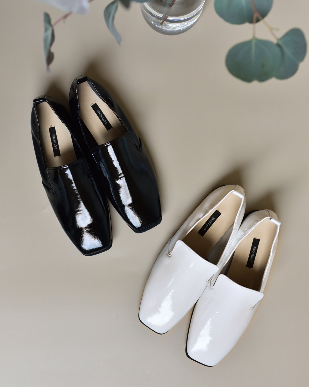 さっと履けて脱げにくい、エナメルスリッポン – OURHOME