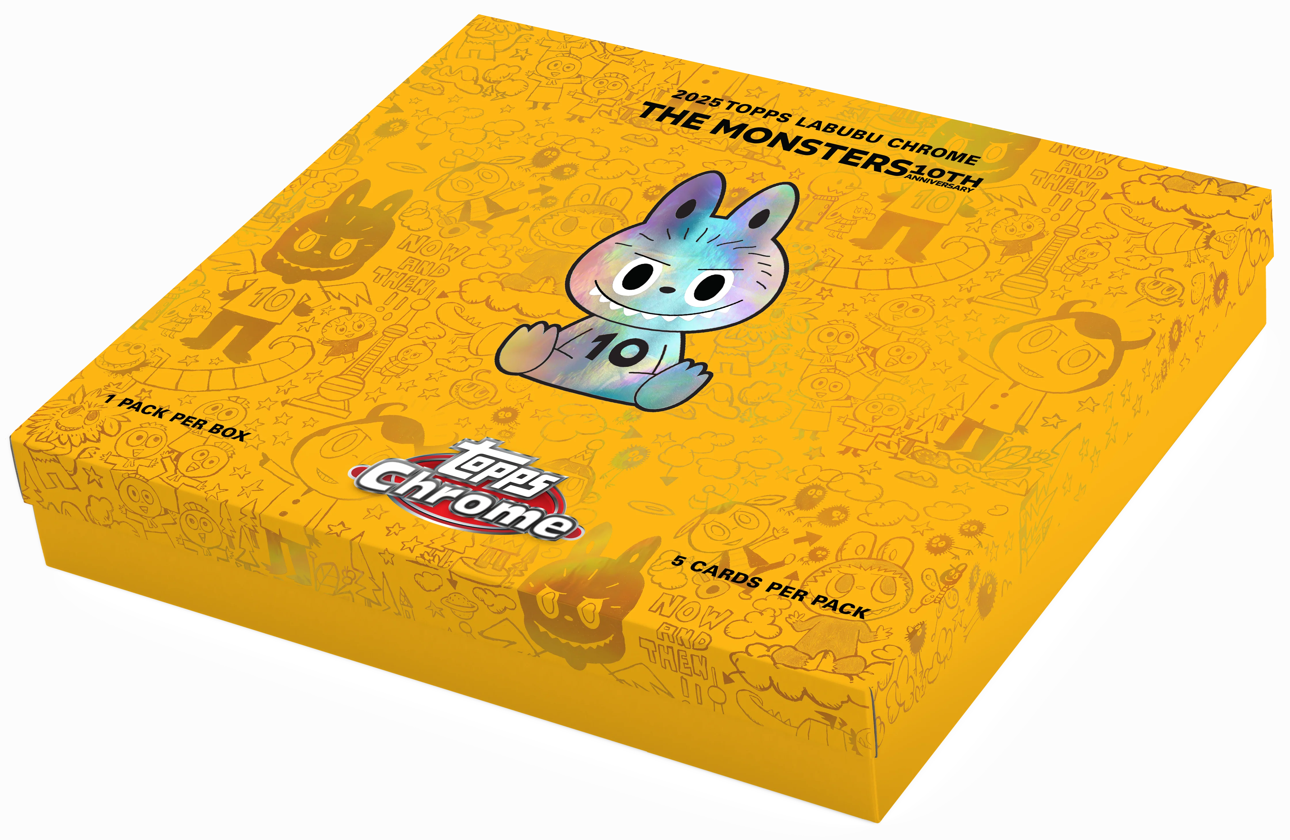 2025 Topps Chrome LABUBU 10th Anniversary Hobby Box – Overtime
