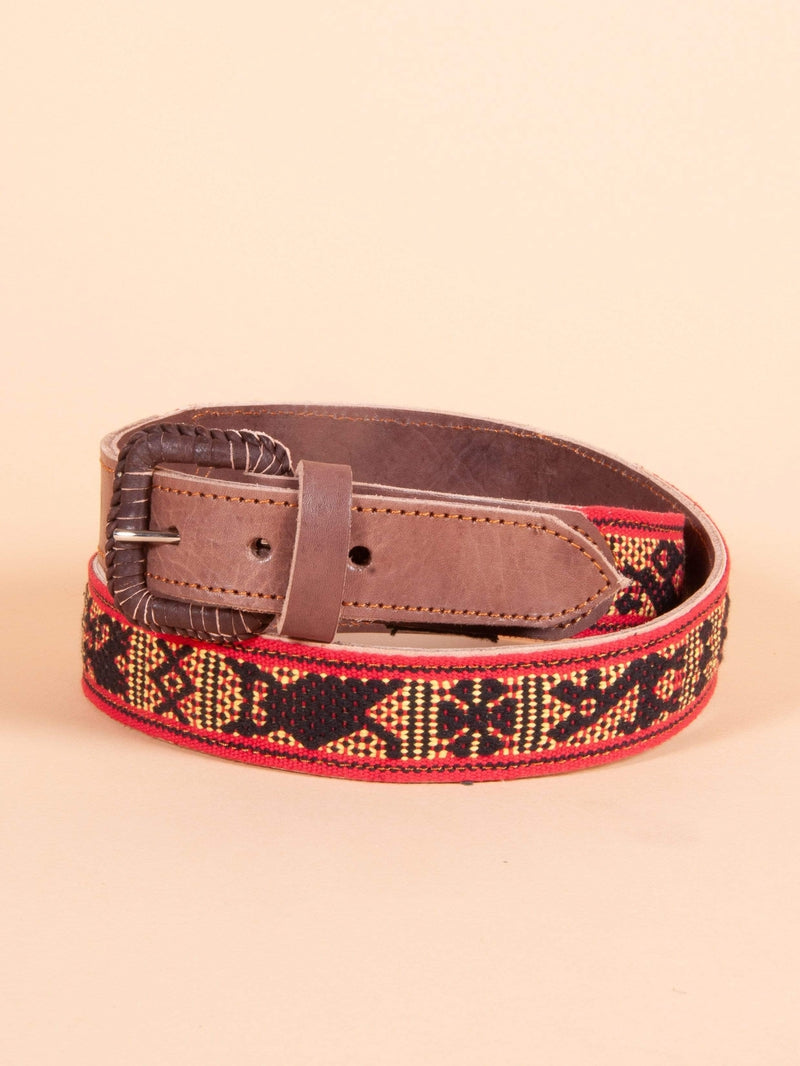 Men's Oaxacan Embroidered Leather Belt – Ocelot Market