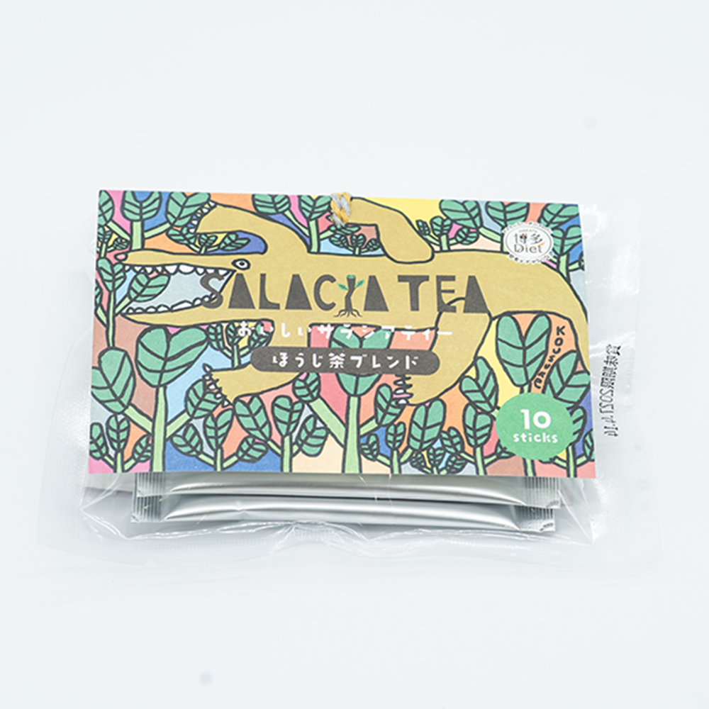 サラシアインスタントティー ほうじ茶ブレンド10本入り – 大賀薬局