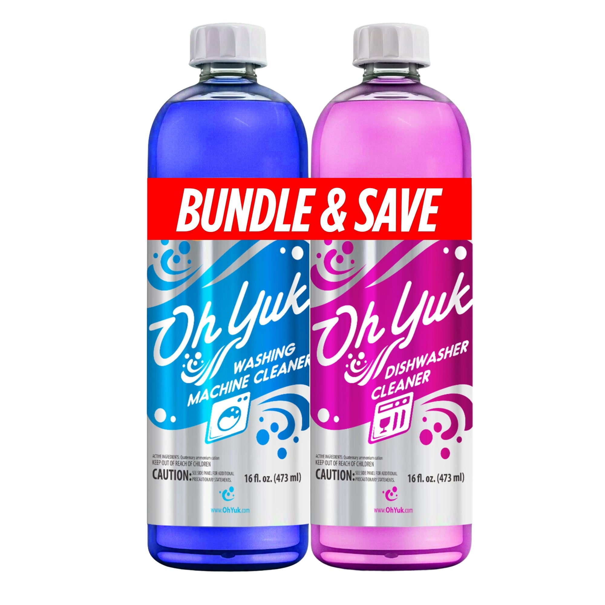 Washing Machine Cleaner and Dishwasher Cleaner Combo Pack – Oh Yuk