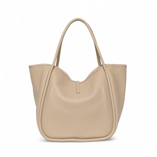 Ellis Hobo Tote in Cappuccino Buffalo Cowhide – oliveve
