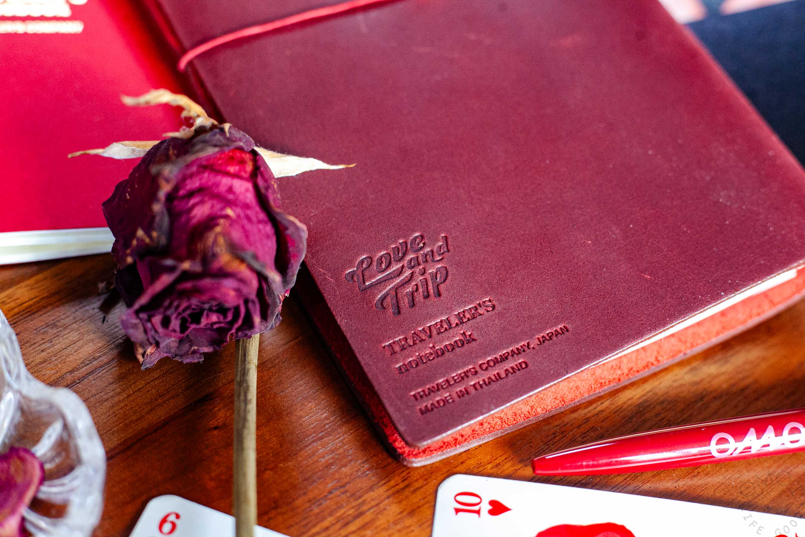 LOVE AND TRIP: The red TRAVELER'S notebook – Omoi Life Goods