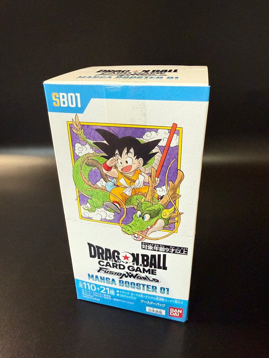 SB-01】MANGA BOOSTER 01 Booster TCG BOX & CASE〔Factory Sealed〕