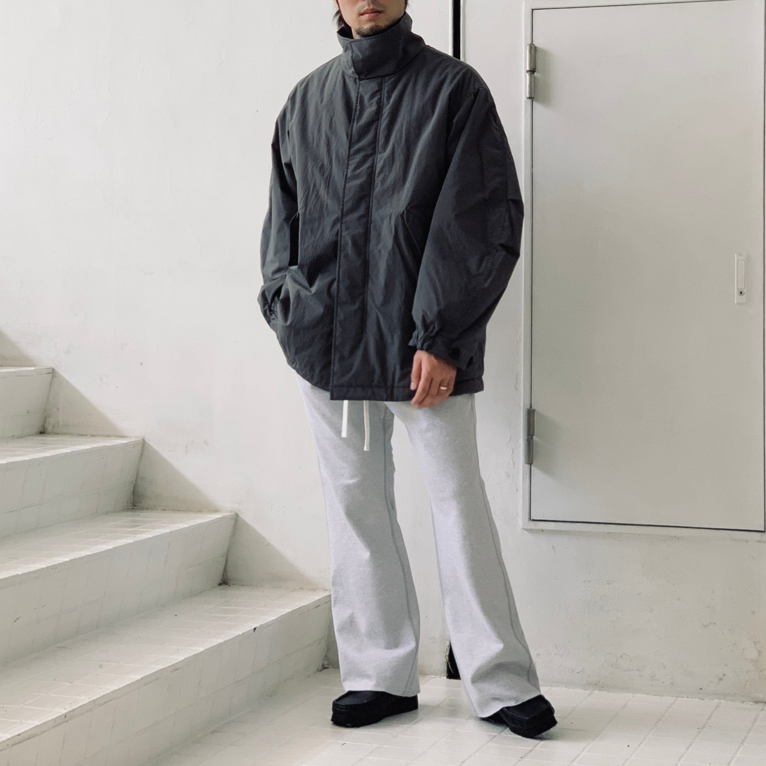 ATON】 TECHNO COTTON RECYCLED WOOL PADDED SHORT MODS JKAGSW0904