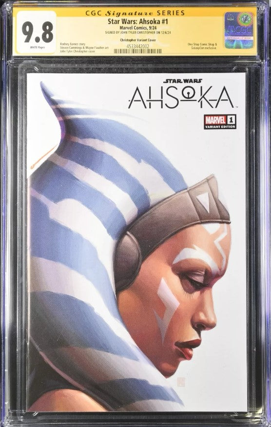 CGC Signature Series 9.8 - Star Wars Ahsoka #1 JTC EXCLUSIVE
