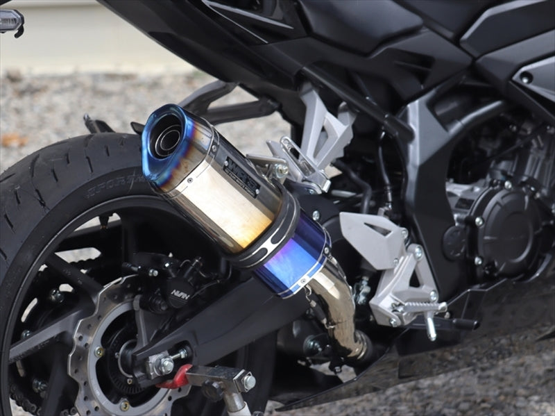 ダブルアールズ S/O SS-OVAL 焼き色チタンサイレンサー CBR250RR(8BK