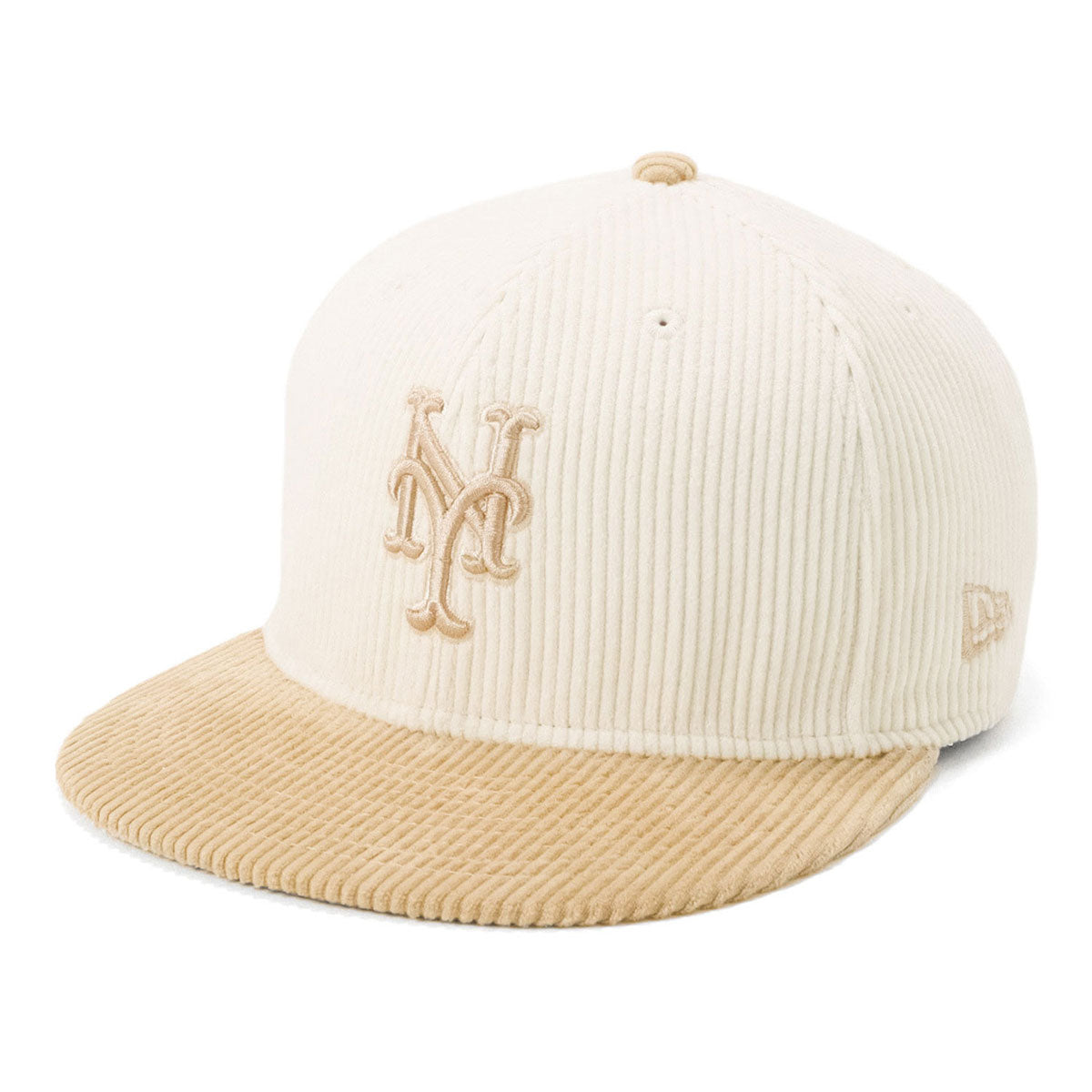 ニューエラ キャップ 59FIFTY CORDUROY 2-TONE NYMアイボリー/ベージュ