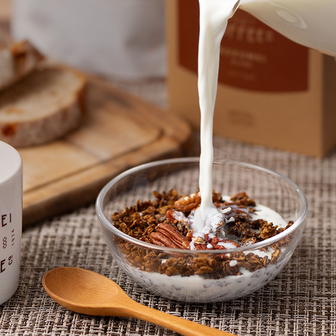 復刻再販】ORYZAE×ROKUMEI コラボ！コーヒーグラノーラ(ブラジル/デカフェ)