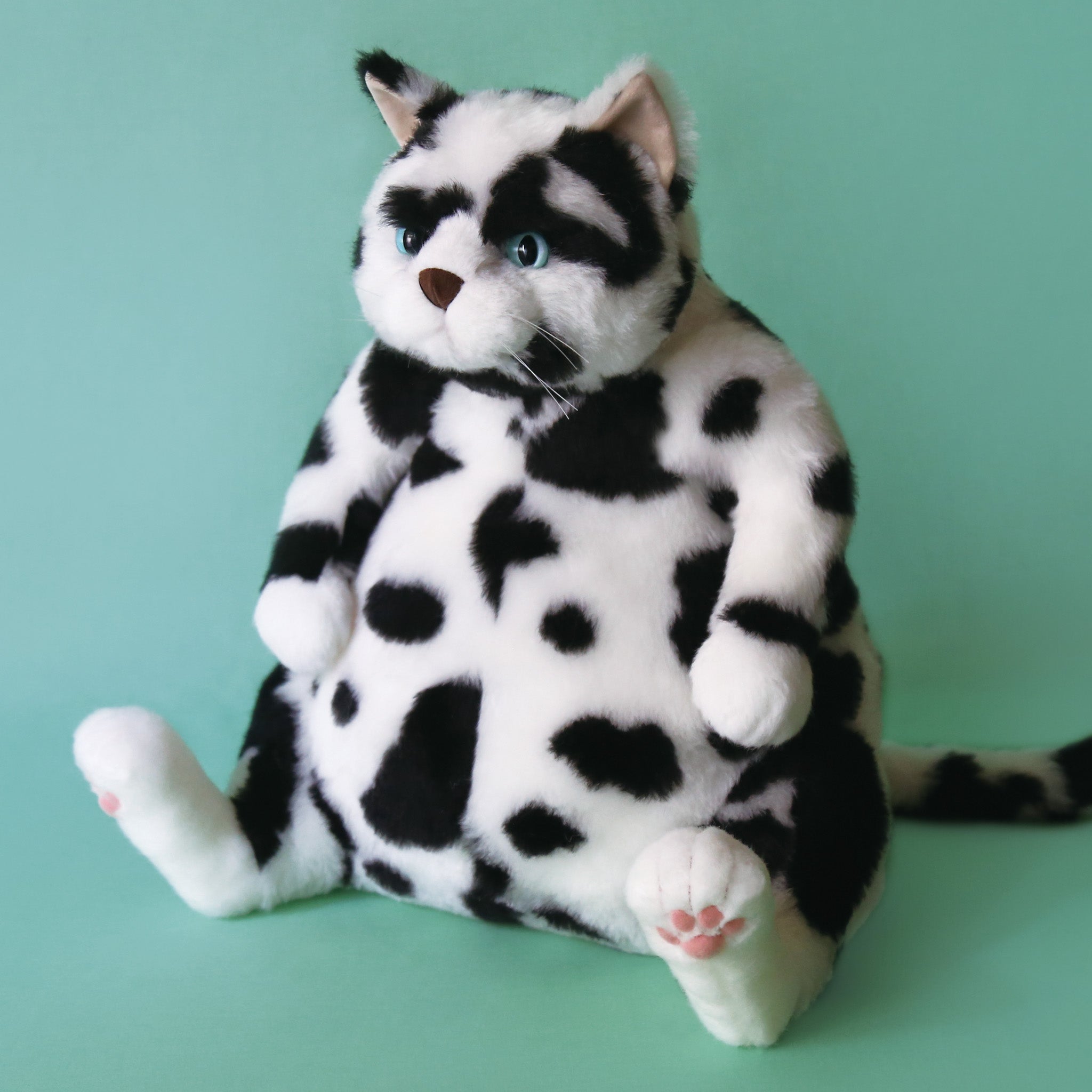 ポトフ Potaufeu 猫のぬいぐるみ デブ猫 ホルスタイン柄 – Cuddly公式