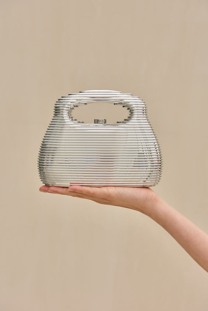 MIMI BAG - SHINY SILVER – CULT GAIA