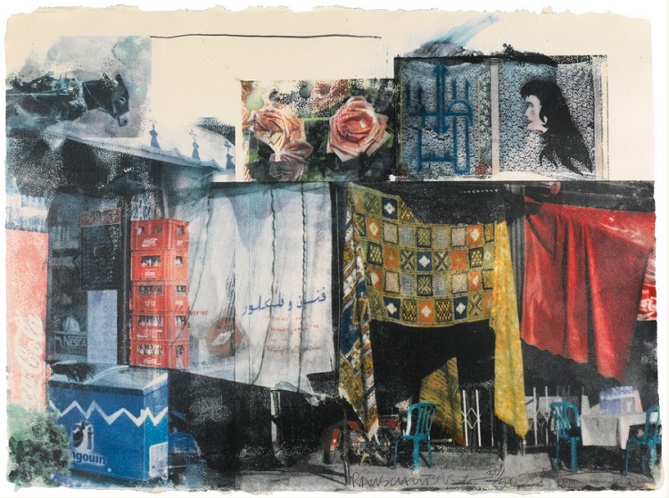 ロバート・ラウシェンバーグ 直筆サイン 限定50部／限定50部