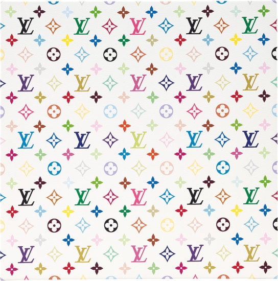 村上隆 キャンバスにシルクスクリーン サイン 限定100 《ルイ