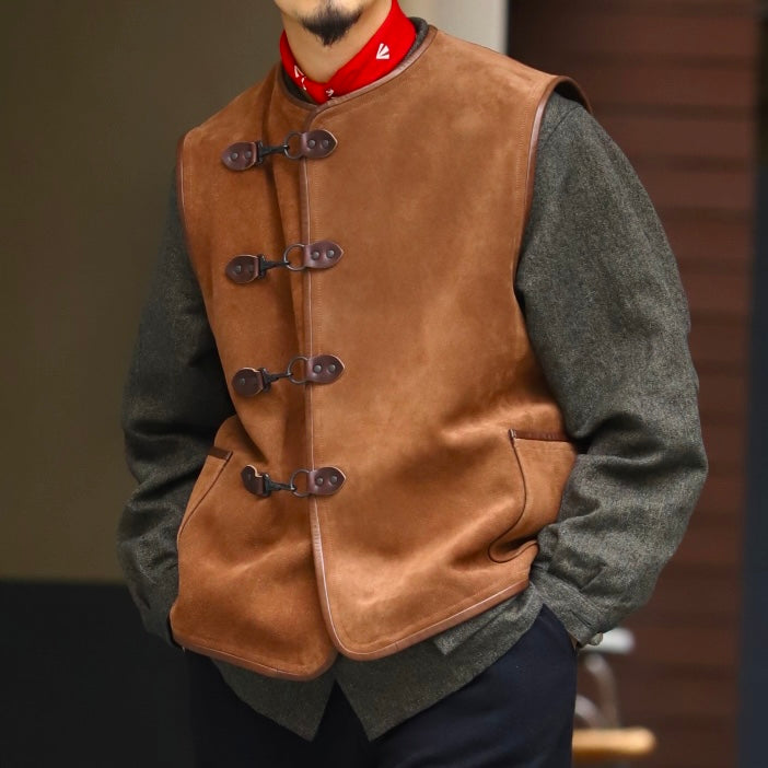 極上の革ベスト》CAPTAIN VEST - OIL VELOUR – ナイジェル・ケーボン