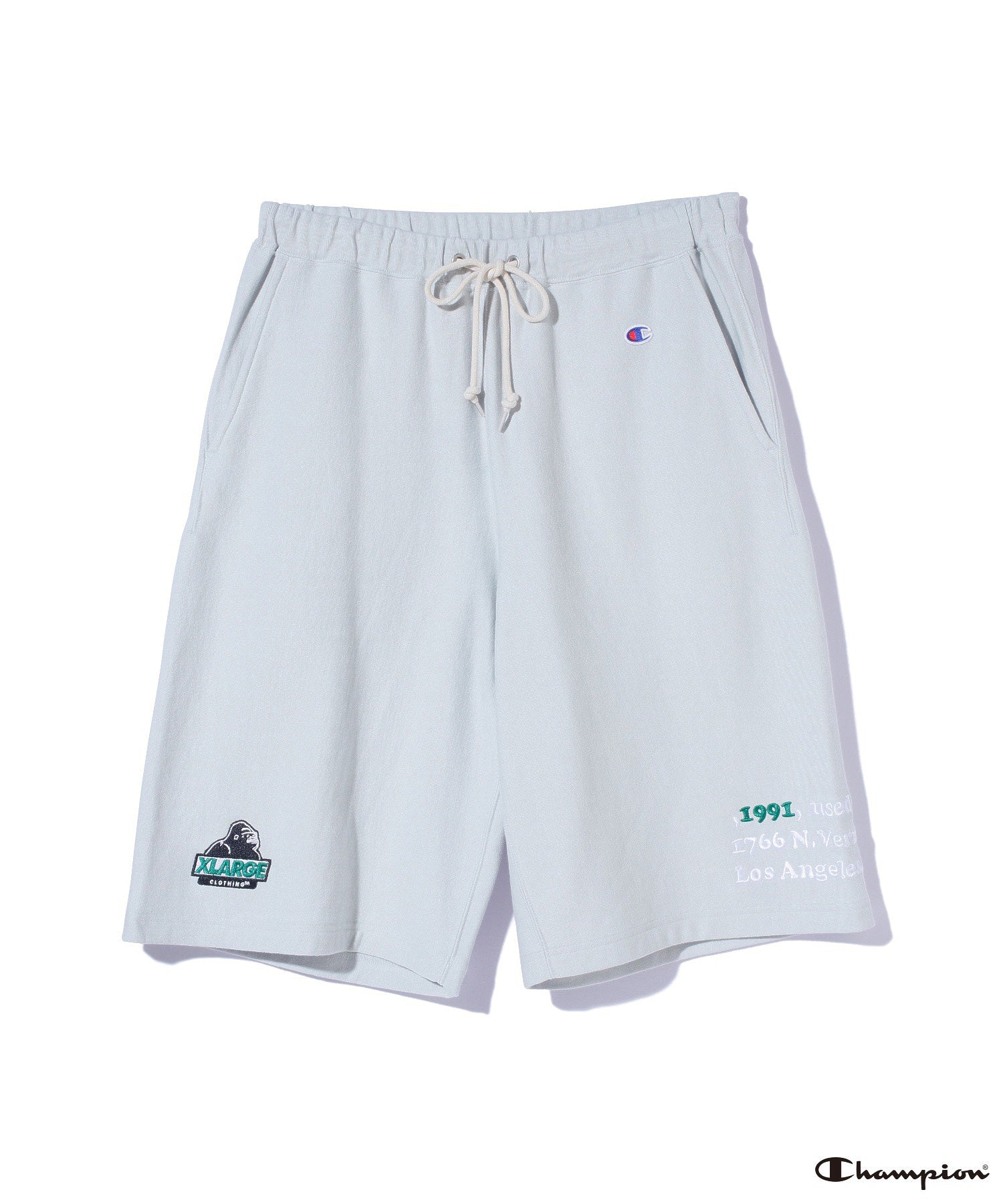 XLARGE×Champion REVERSE WEAVE PULLOVER SWEAT SHORT PANTS – calif