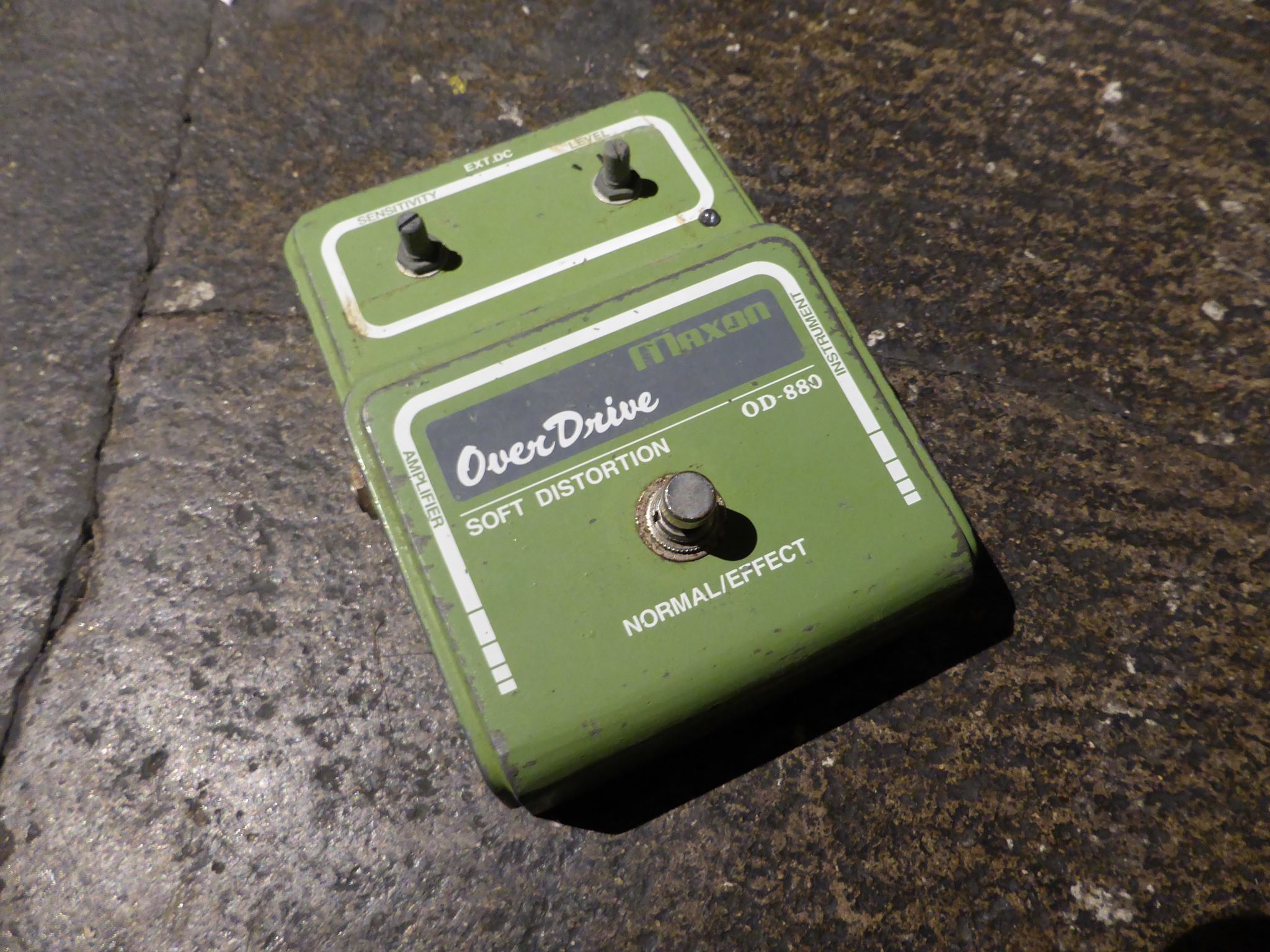 downyギター＆ボーカル青木ロビン氏使用機材 Maxon OD-880