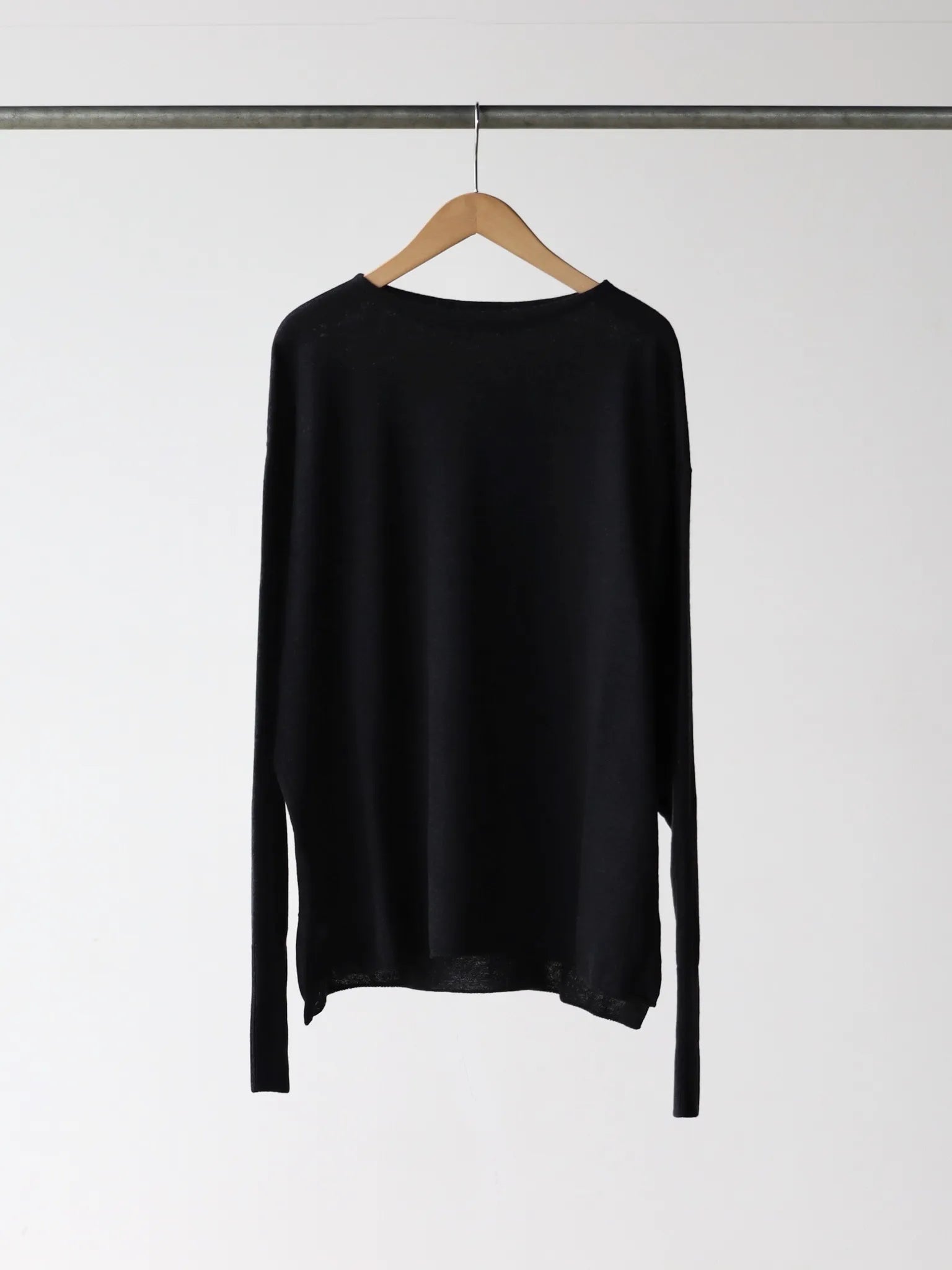 COMOLI ウール和紙 コモリニット CHARCOAL | CASANOVA&CO (カサノヴァ