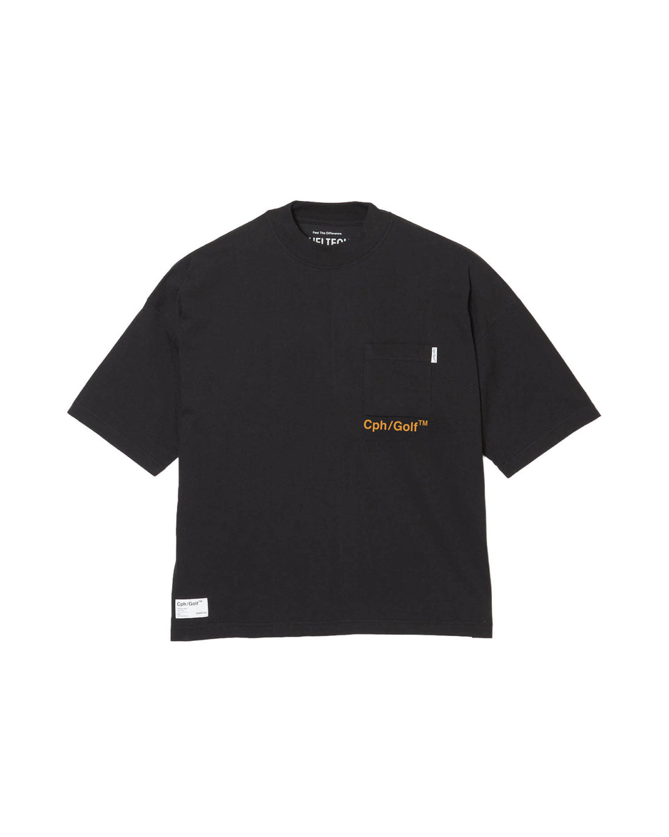 SHELTECH × Cph Golf #BUNKER IS HELLM MOCK NECK TEE BLACK – Cph/Golf™︎