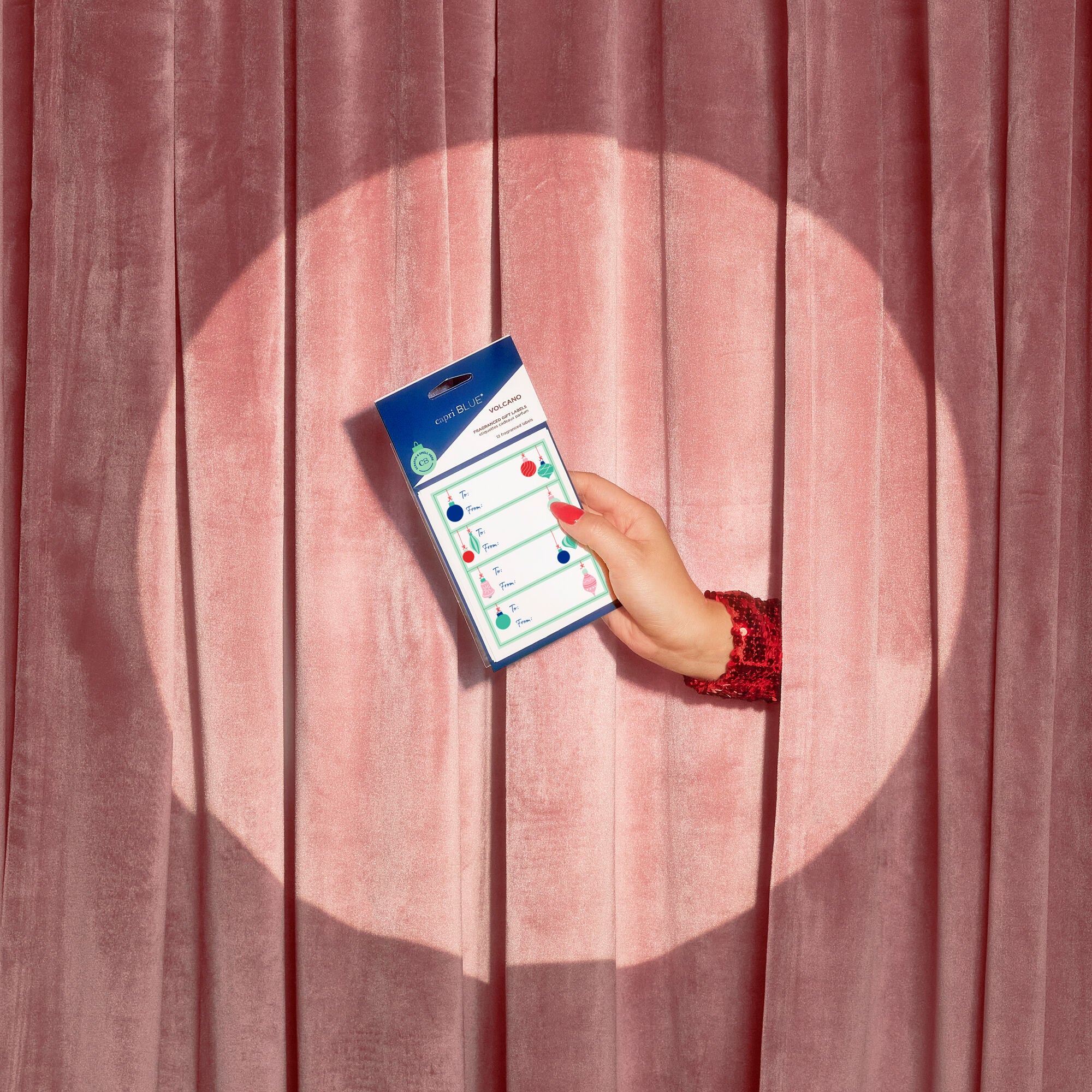 Volcano Fragranced Adhesive Gift Tags | Capri Blue