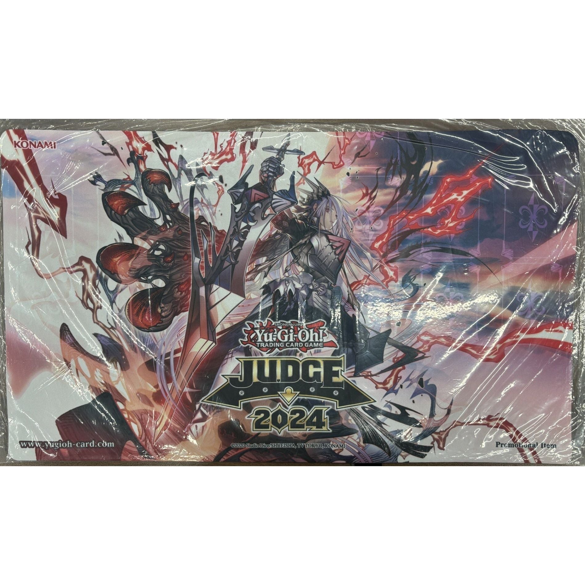 遊戯王】プレイマット 赫聖の妖騎士 (JUDGE2024)(袋あり) – カードン