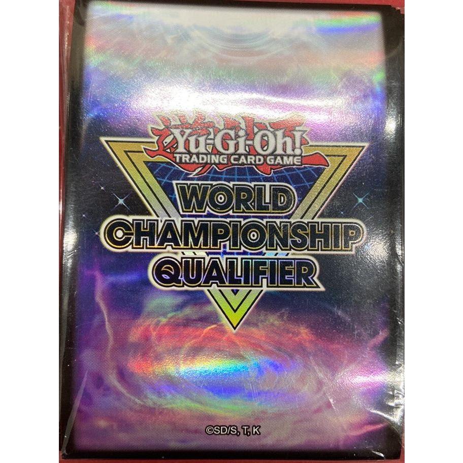 未開封状態A】【遊戯王】 スリーブ WCQ2024 紫 宇宙柄 100枚 《未開封