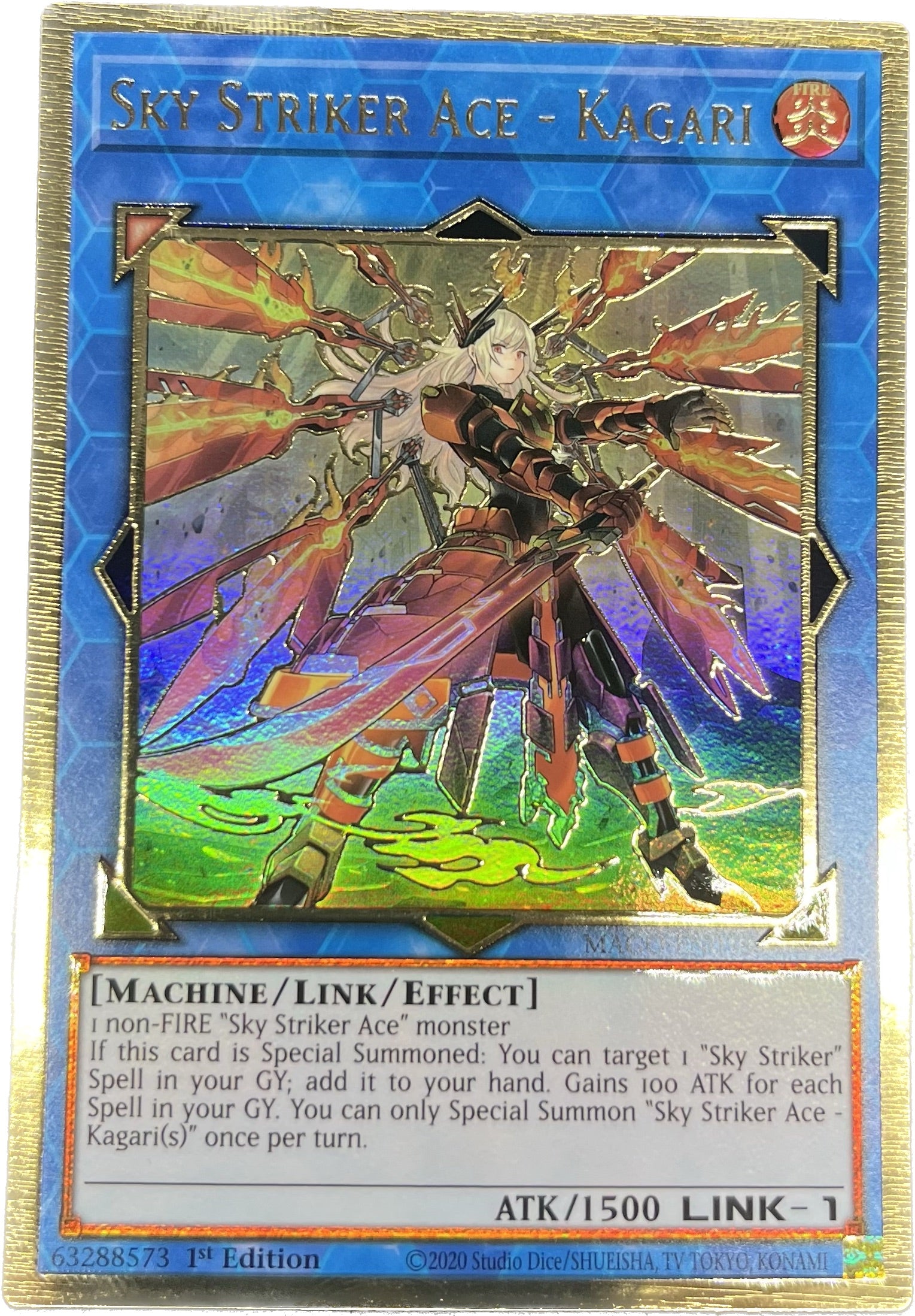 PSA10 刀閃姫 カガリ 絵違い プリズマ 閃刀姫カガリ 絵違いプリズマ