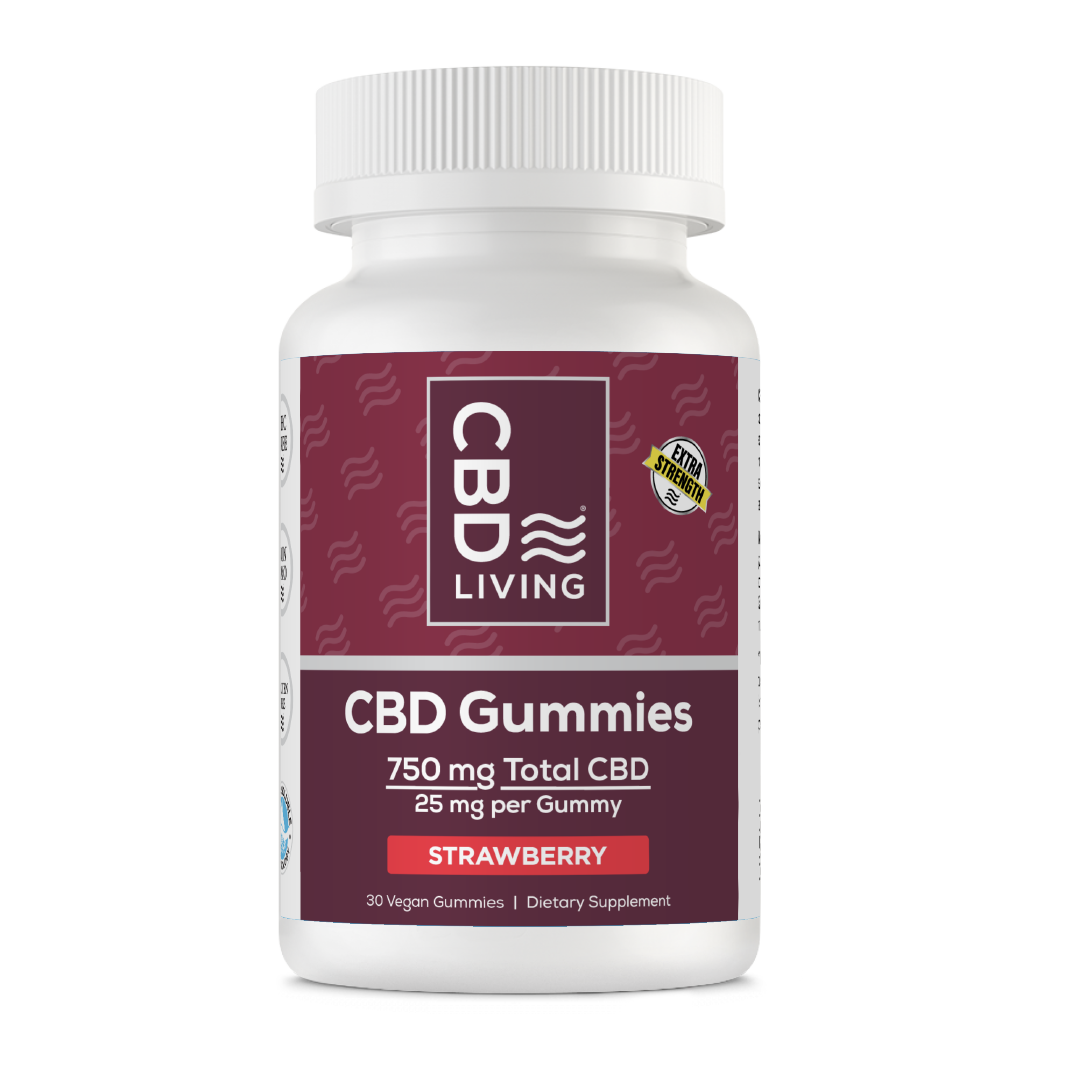 CBD Living Vegan Gummies | 750 MG Nano CBD
