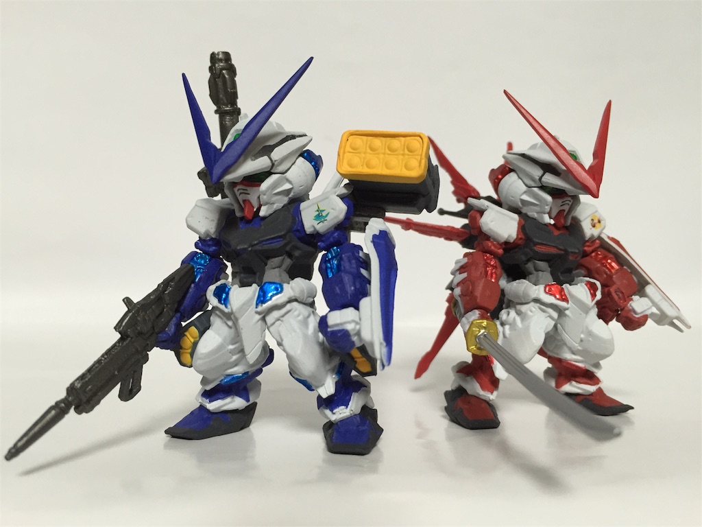 GUNDAM CONVERGE EX 赤&青 レビュー - ガンダムグッズのブログ