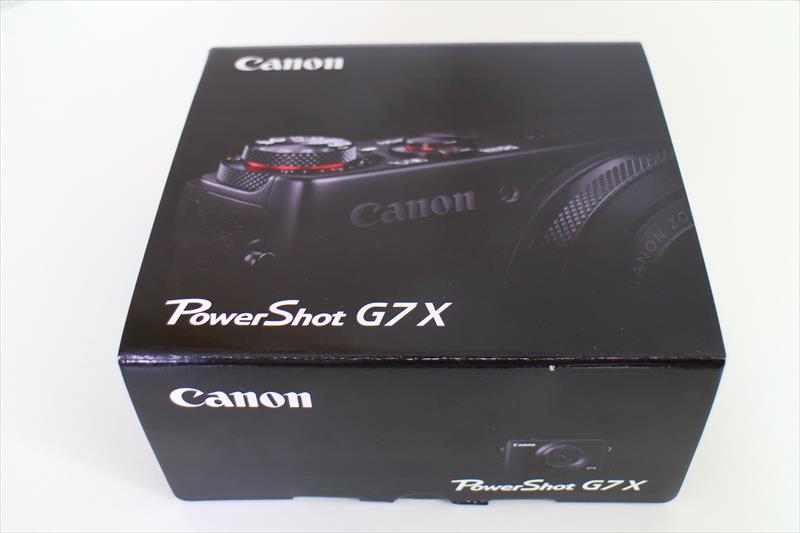 Canon PowerShot G7Xを購入したので、開封の儀。購入はカメラの