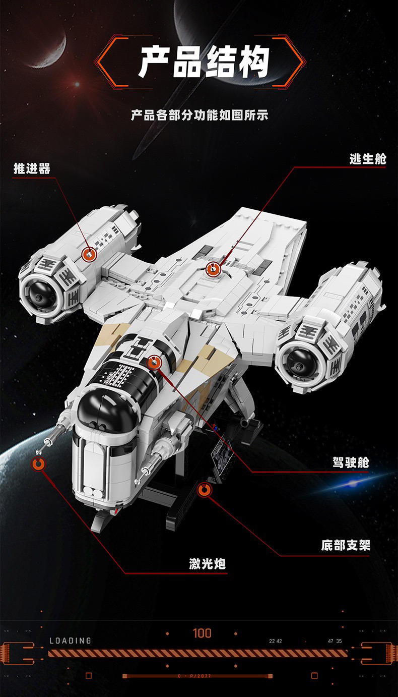 剃骨刀剃刀冠号（Starplan）（高密思GAOMISI T2043） | Brick4.com