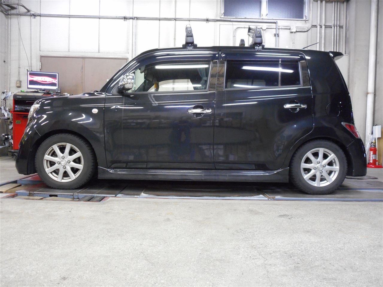 bB[QNC20/QNC21] ラルグス車高調 取付け&四輪アライメント調整 │ KTS BLOG