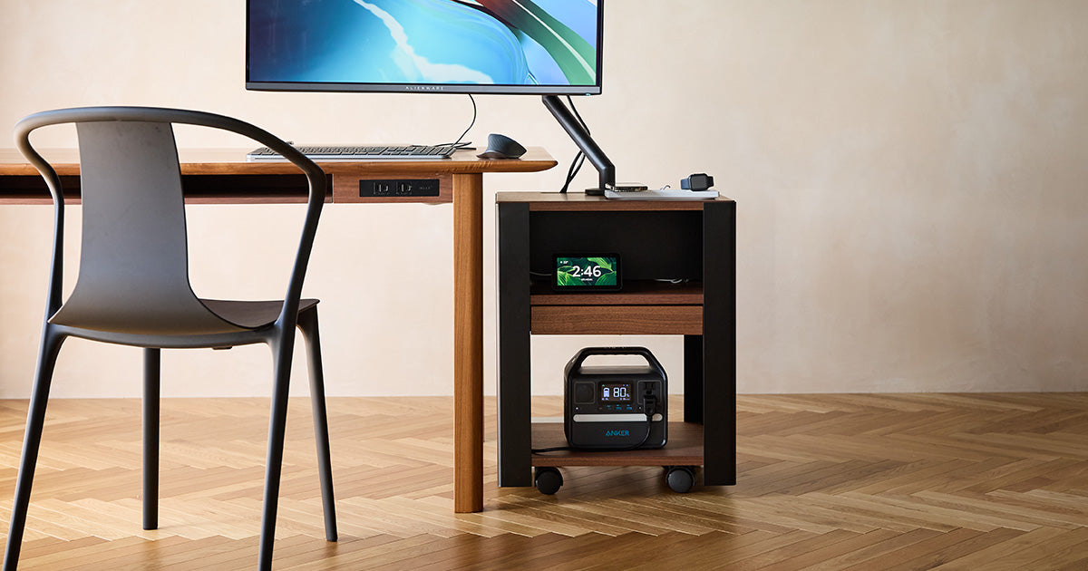 ガジェット収納モニターアームワゴン WAAKwagon CUBE | WAAK°