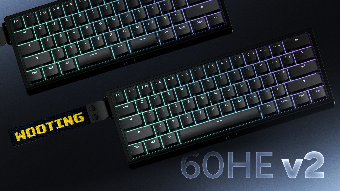 Wooting Announces 60HE v2 Mechanical Keyboard with Improved Build