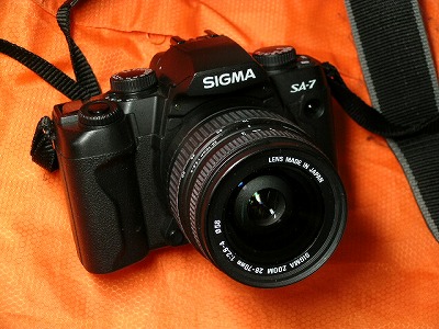 一眼レフカメラ：シグマ SA－7について その1