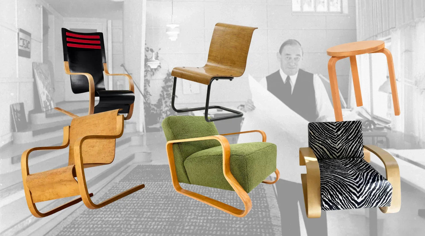14 Alvar Aalto's Iconic Chairs That Define Organic Modernism