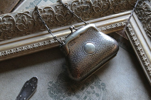 1890年代 ヴィクトリアン シルバーパース 銀の財布 – チェルシーオールド