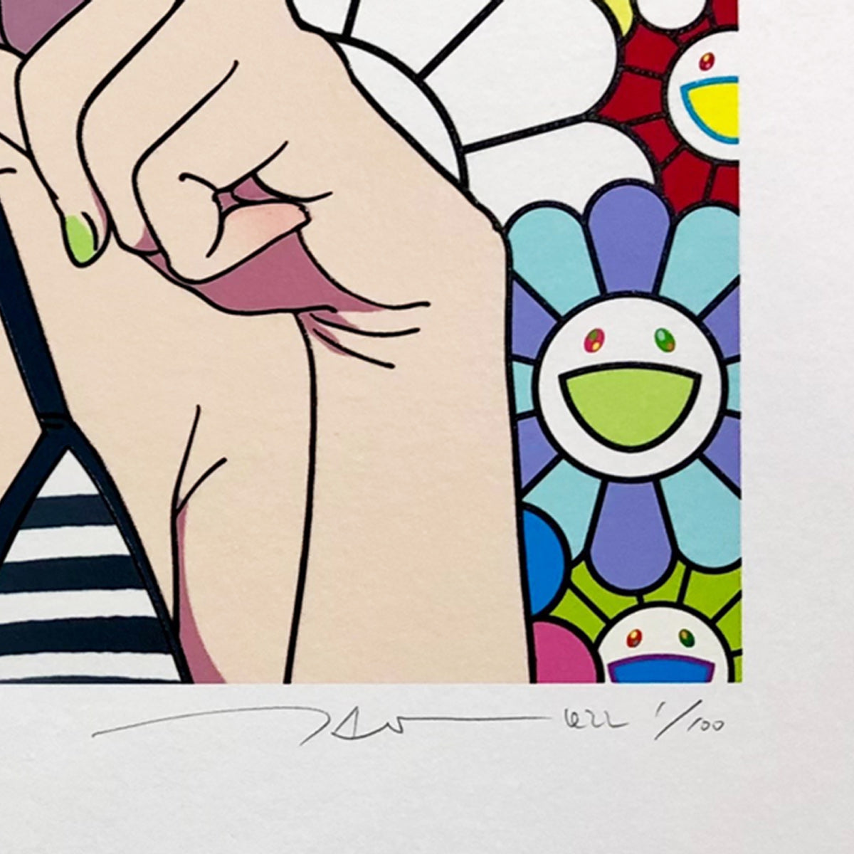 くらやえみ】Emi Kuraya 「冬のにおい」2021年シルクスクリーン