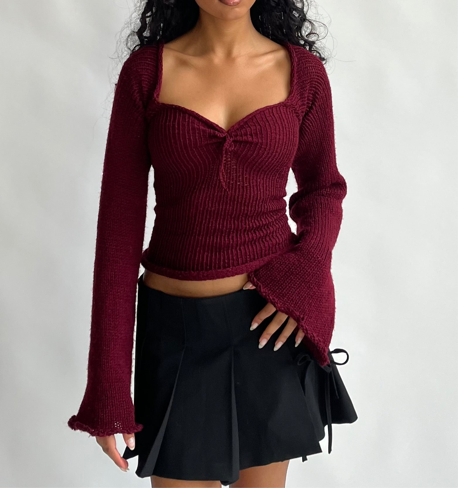 Cherry open back top – Cherry The Label