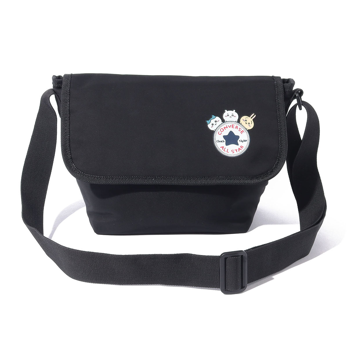 ちいかわ×コンバース メッセンジャーバッグ（ブラック） | ちいかわ