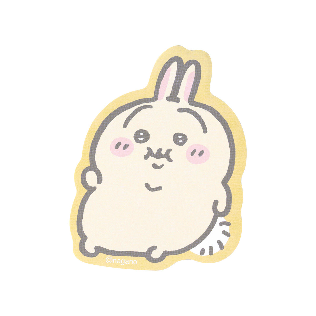 ちいかわ ぼっちゃりダイカットふせん（うさぎ） | ちいかわマーケット