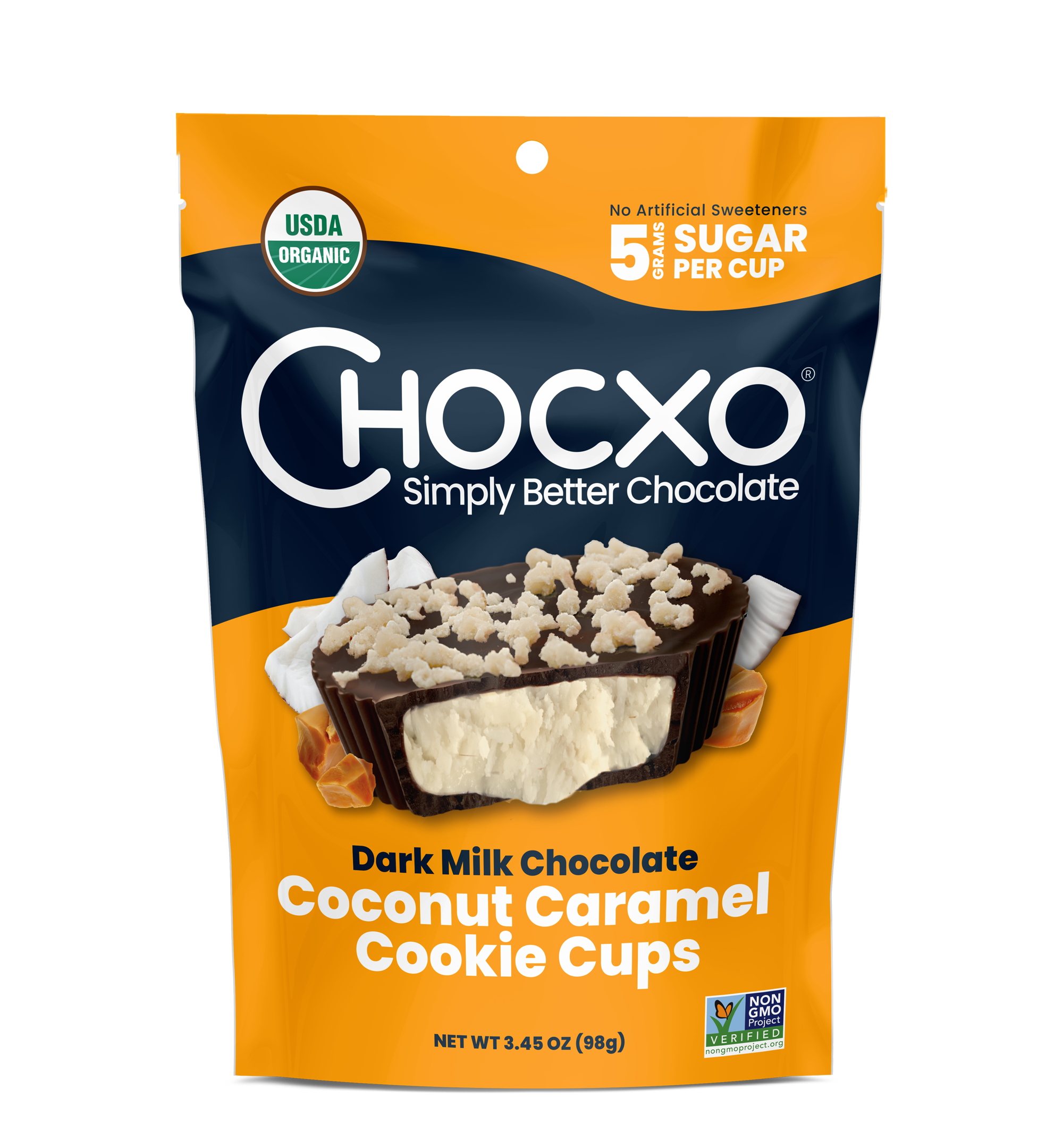 CHOCXO COCONUT CARAMEL CUPS - 98 G – Chocxo