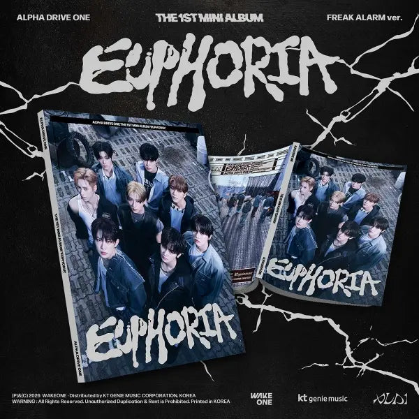 ALPHA DRIVE ONE 1st Mini Album - EUPHORIA (Freak Alarm Ver