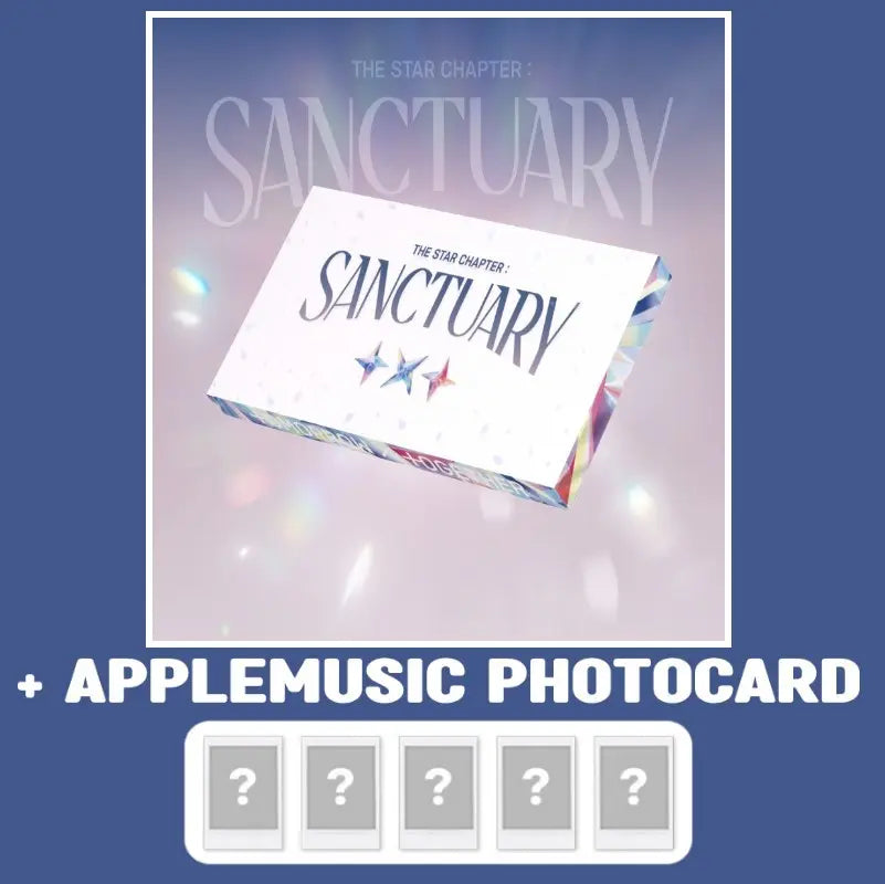 TXT Album - The Star Chapter : SANCTUARY (Angel Ver.) + APPLEMUSIC