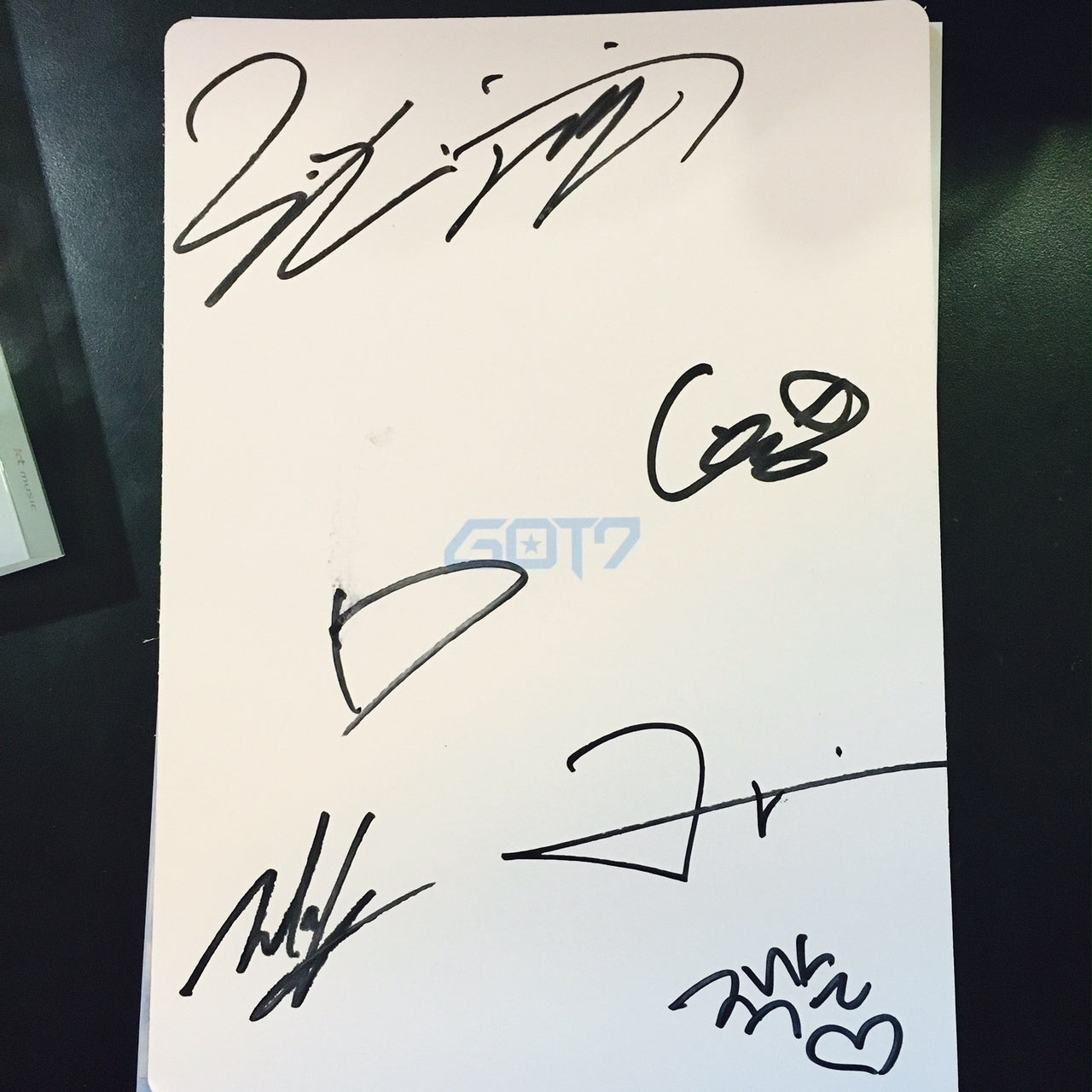 GOT7 - [Autographed] 5TH MINI ALBUM [FLIGHT LOG : DEPARTURE] ROSE